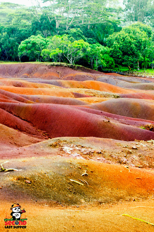 Seven Colored Earth Geopark of Chamarel, Mauritius. A UNESCO world Heritage site