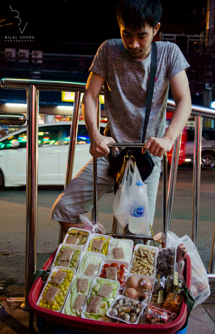 Roadside vendor street food of Phuket