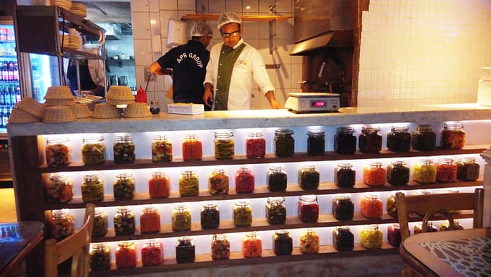 Display of Spices